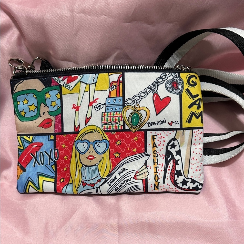 Brighton Women's Multicolor Graphic Wristlet